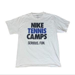 Nike Tennis Camps Men's Size Large T-Shirt